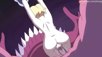 Venom licks Gwen's ass and devours her in a hentai fantasy.