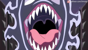 Venom licks Gwen's ass and devours her in a hentai fantasy.