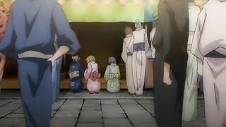 Horny hentai teacher fucks her student with a strap-on dildo.