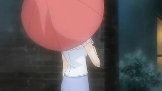 Horny hentai teacher fucks her student with a strap-on dildo.