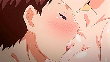 Hentai sex video - Busty schoolgirl gets creampied in the school bathroom.