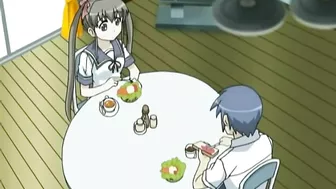 Busty hentai schoolgirl gets DP'd by tentacle worm.