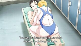 Horny schoolgirls get frisky on the track after practice. #hentaiporn