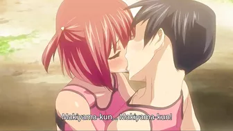 Horny schoolgirls get frisky on the track after practice. #hentaiporn