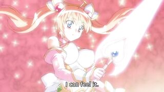 Petite hentai magical girl loses virginity in cute pigtails.