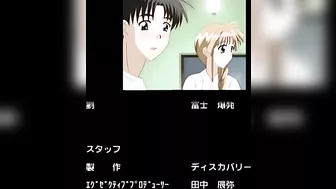 Hentai porn site visitors can enjoy a passionate sex scene between two petite yuri girls in a heart-shaped triangle.