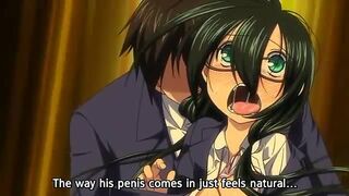 Hentai anime teen gets deep fucked in the woods and filled with cum.