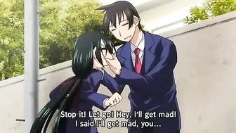 Hentai anime teen gets deep fucked in the woods and filled with cum.