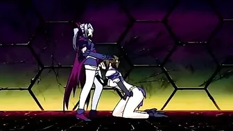 Futa babe dominates her sex slave with rough pussy and mouth action. #Hentai