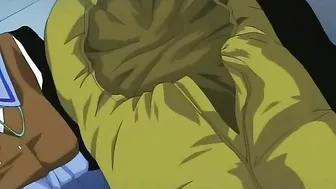 Hentai Peeping Tom transfers his consciousness into a male character to sexually gratify himself with schoolgirl anime.