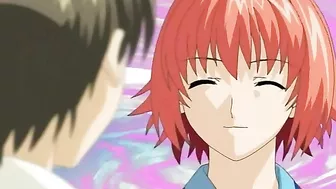 Hentai Peeping Tom transfers his consciousness into a male character to sexually gratify himself with schoolgirl anime.