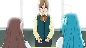 Hentai Peeping Tom transfers his consciousness into a male character to sexually gratify himself with schoolgirl anime.