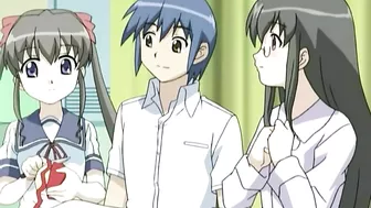 Naughty schoolgirl gets fucked by her bro in a park. #Hentai