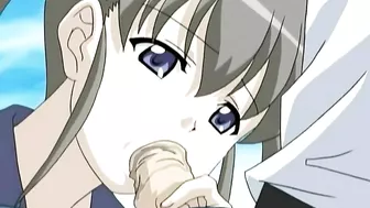 Naughty schoolgirl gets fucked by her bro in a park. #Hentai