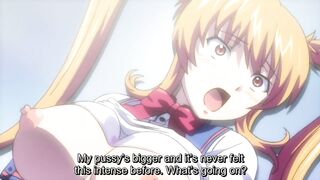 Horny schoolgirl masturbating in public gets gangbanged by dirty dudes. #Hentai