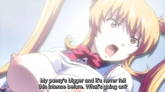 Horny schoolgirl masturbating in public gets gangbanged by dirty dudes. #Hentai