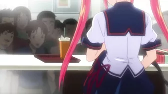 Horny schoolgirl masturbating in public gets gangbanged by dirty dudes. #Hentai