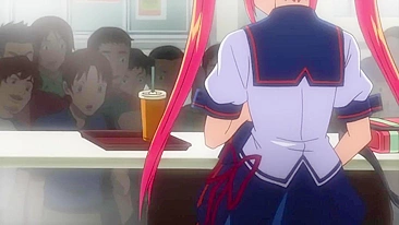 Horny schoolgirl masturbating in public gets gangbanged by dirty dudes. #Hentai
