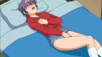 Tom Thumb's erotic adventure begins with him being shrunk and watching a girl masturbate on his bed.