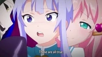 Holy Angel of Love Mary was impregnated by demonic tentacles in a magical girl hentai scene.