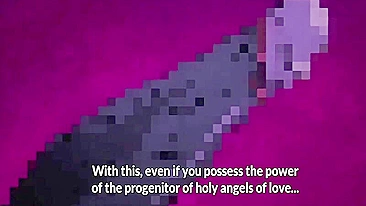 Holy Angel of Love Mary was impregnated by demonic tentacles in a magical girl hentai scene.