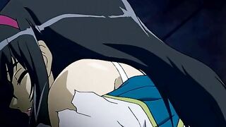 Kinky guy binds and ravishes two horny schoolgirls in a wild sex scene. #Hentai #BDSM