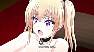 Eris, a hentai sex slave, was humiliated on stage with bottles.