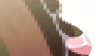 Eris, a hentai sex slave, was humiliated on stage with bottles.