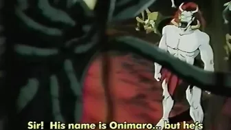 Schoolgirl ravished by monsters in woods, hentai-style.