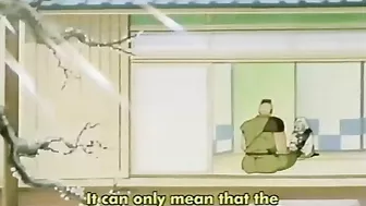 Schoolgirl ravished by monsters in woods, hentai-style.