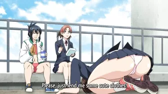 I'll be your slave, a slut with big boobs in a swimsuit, ready for immediate dick insertion. #Hentai