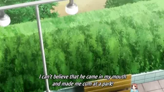 I'll be your slave, a slut with big boobs in a swimsuit, ready for immediate dick insertion. #Hentai