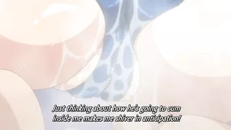 I'll be your slave, a slut with big boobs in a swimsuit, ready for immediate dick insertion. #Hentai