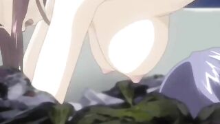 Hentai video - petite anime girl gets anal fucked by nurse with strapon.