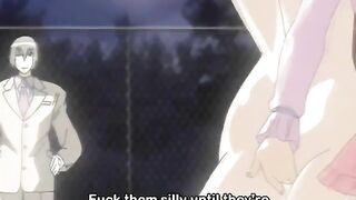 Hentai video - petite anime girl gets anal fucked by nurse with strapon.