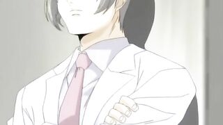 Hentai video - petite anime girl gets anal fucked by nurse with strapon.