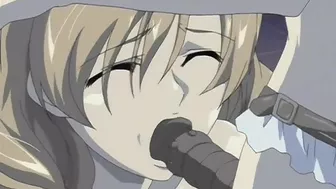 Hentai video - petite anime girl gets anal fucked by nurse with strapon.