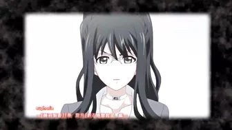 A skinny schoolgirl in a hentai video is chained underwater as her virgin pussy is destroyed.