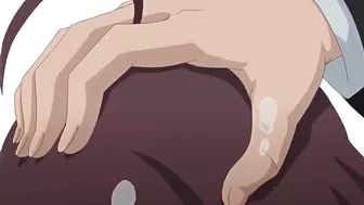 A skinny schoolgirl in a hentai video is chained underwater as her virgin pussy is destroyed.