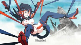 Ryuko from Kill la kill gets tentacle-fucked in all her holes. #Hentai #Porn