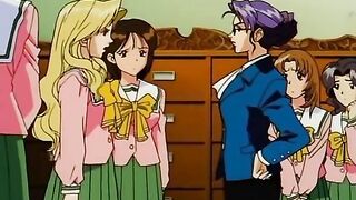 Hentai video featuring an ugly man giving a schoolgirl painful anal sex and rough intercourse.