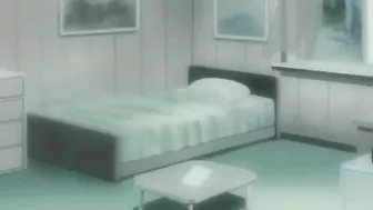 Rainy day hentai scene with virgin schoolgirl having steamy outdoor sex.