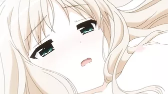 Hentai anime featuring petite schoolgirls with small tits having erotic lesbian sex.