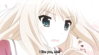 Hentai anime featuring petite schoolgirls with small tits having erotic lesbian sex.