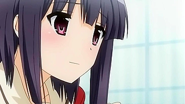 Hentai anime featuring petite schoolgirls with small tits having erotic lesbian sex.