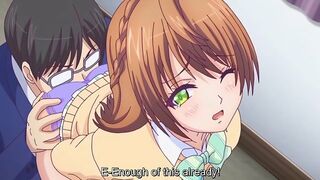 Blackmailed by a hentai teacher, a schoolgirl's pussy is relentlessly pounded in an explicit video.