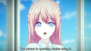 Blackmailed by a hentai teacher, a schoolgirl's pussy is relentlessly pounded in an explicit video.