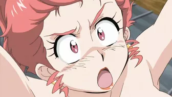 Robot girl with giant vibrating dick doubles down on hot hentai action.