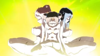 Robot girl with giant vibrating dick doubles down on hot hentai action.