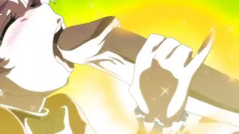 Robot girl with giant vibrating dick doubles down on hot hentai action.